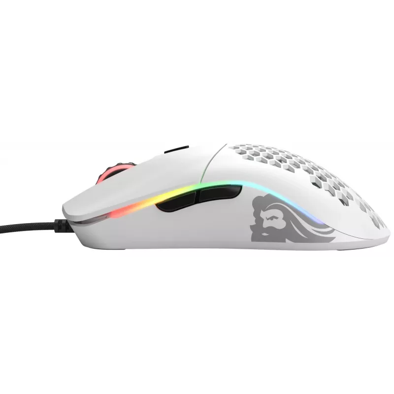 Glorious Gaming Glorious Model O- muis regular (wit), rechtshandig, optisch, USB Type-A, 3200 DPI, wit