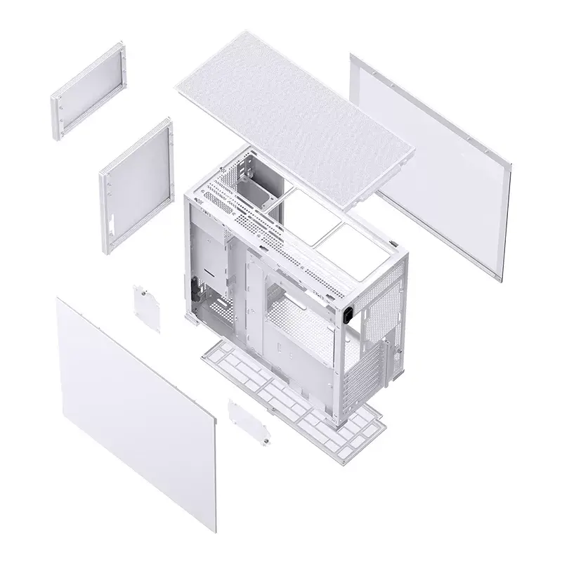 Pc-behuizing Jonsbo D41 MESH midi tower wit