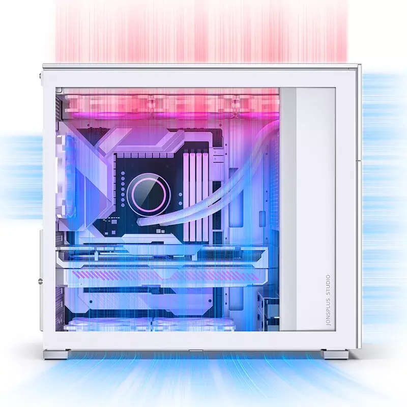 Pc-behuizing Jonsbo D41 MESH midi tower wit