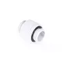 Alphacool Eiszapfen 17489 draaibare dubbele nippel-adapter G1/4 male naar G1/4 male, messing, 22 mm, wit
