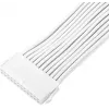 Voedingsverlengkabel SILVERSTONE 24-polig ATX SST-PP07E-MBW-V2 30 cm wit