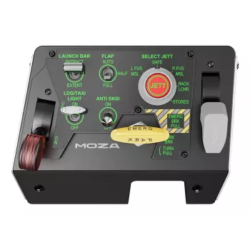Moza Racing MTLP Paneel, Zwart, Metaal, 196,5 mm, 134,7 mm, 149 mm, 680 g
