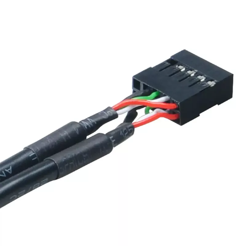 USB 3.0 naar USB 2.0 adapterkabel Akasa AK-CBUB19-10BK