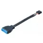 USB 3.0 naar USB 2.0 adapterkabel Akasa AK-CBUB19-10BK