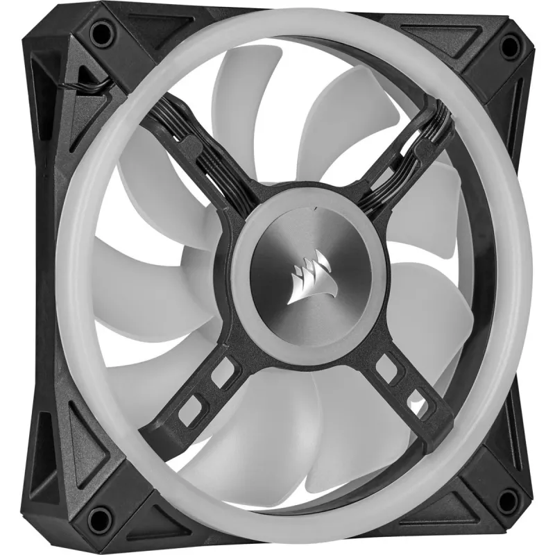 CORSAIR iCUE QL140 RGB 140mm PWM dual fan kit met Lighting Node Core