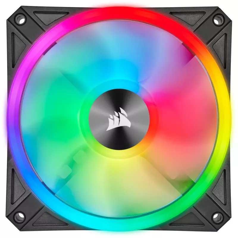 CORSAIR iCUE QL140 RGB 140mm PWM dual fan kit met Lighting Node Core