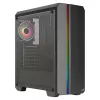 Aerocool GENESISV2BK pc ATX behuizing, frontpaneel LED ARGB ventilator ARGB 12 cm, zwart