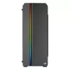 Aerocool GENESISV2BK pc ATX behuizing, frontpaneel LED ARGB ventilator ARGB 12 cm, zwart
