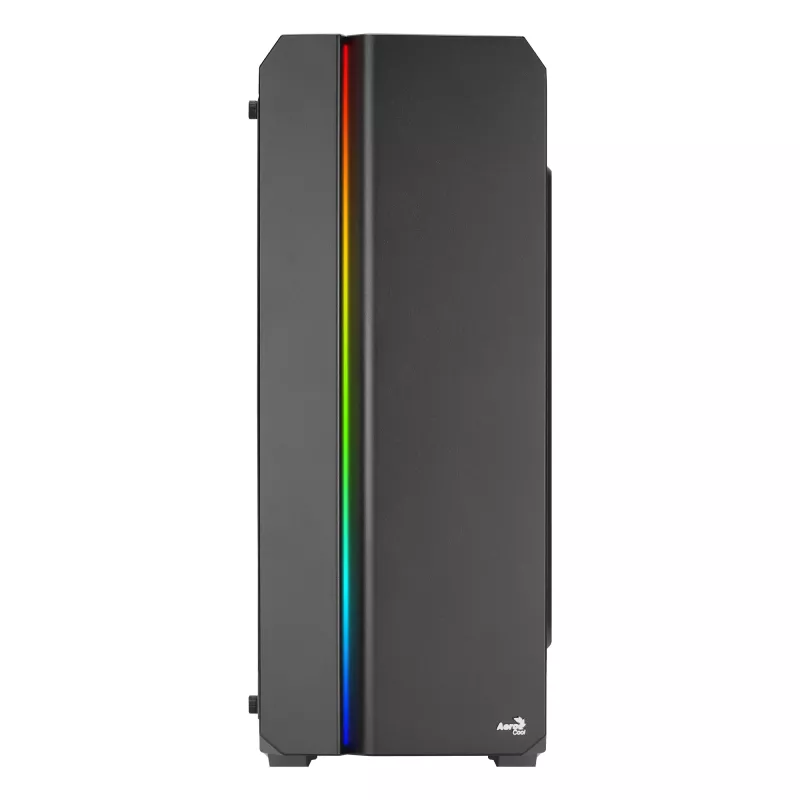 Aerocool GENESISV2BK pc ATX behuizing, frontpaneel LED ARGB ventilator ARGB 12 cm, zwart