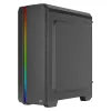 Aerocool GENESISV2BK pc ATX behuizing, frontpaneel LED ARGB ventilator ARGB 12 cm, zwart