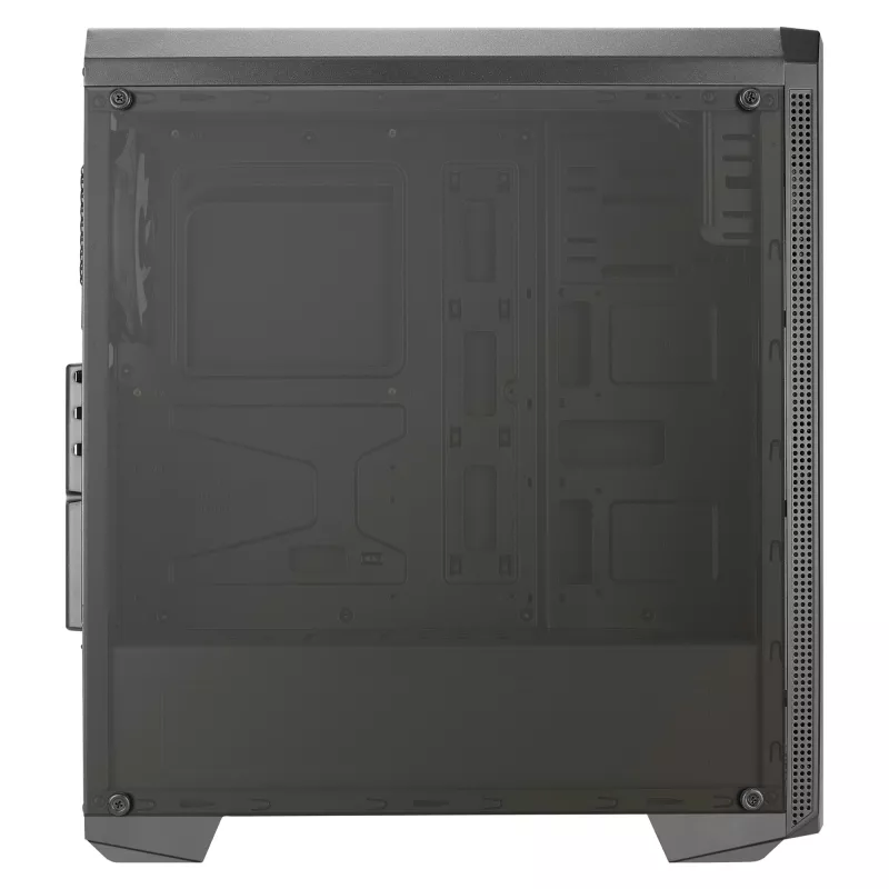 Aerocool GENESISV2BK pc ATX behuizing, frontpaneel LED ARGB ventilator ARGB 12 cm, zwart
