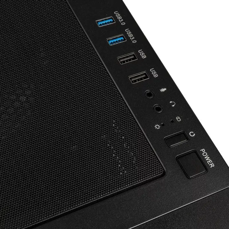Kolink UNITY MESHBAY PERFORMANCE midi tower zwart