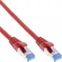 InLine patchkabel S/FTP PiMF Cat.6A halogeenvrij 500MHz rood 5m