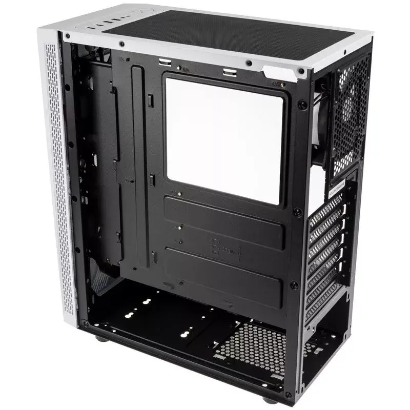 Computerbehuizing Kolink VOID WHITE midi tower wit, zwart