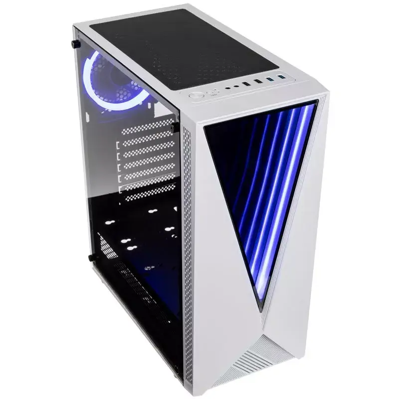 Computerbehuizing Kolink VOID WHITE midi tower wit, zwart