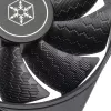 Behuizingsventilator SILVERSTONE SST-SF120B 120 mm zwart — 120-mm-koelventilator voor pc-behuizingen