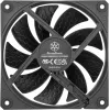 Behuizingsventilator SILVERSTONE SST-SF120B 120 mm zwart — 120-mm-koelventilator voor pc-behuizingen