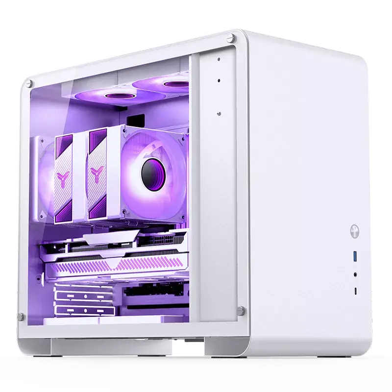 PC-behuizing Jonsbo U4 MINI WHITE Mini Tower wit