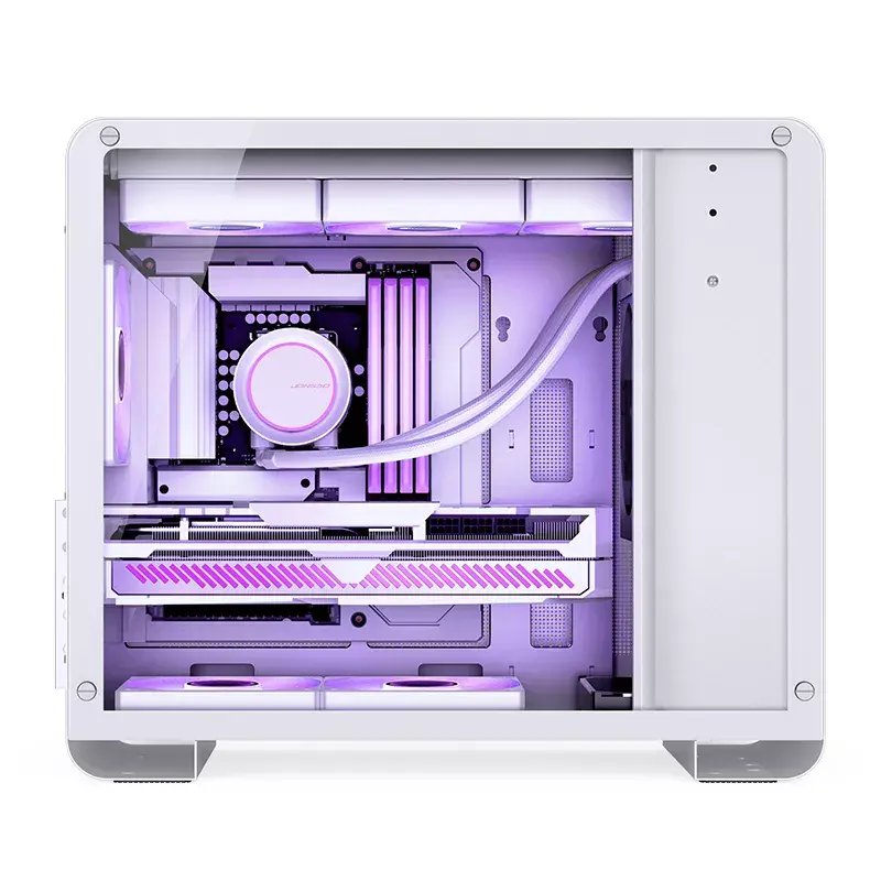 PC-behuizing Jonsbo U4 MINI WHITE Mini Tower wit