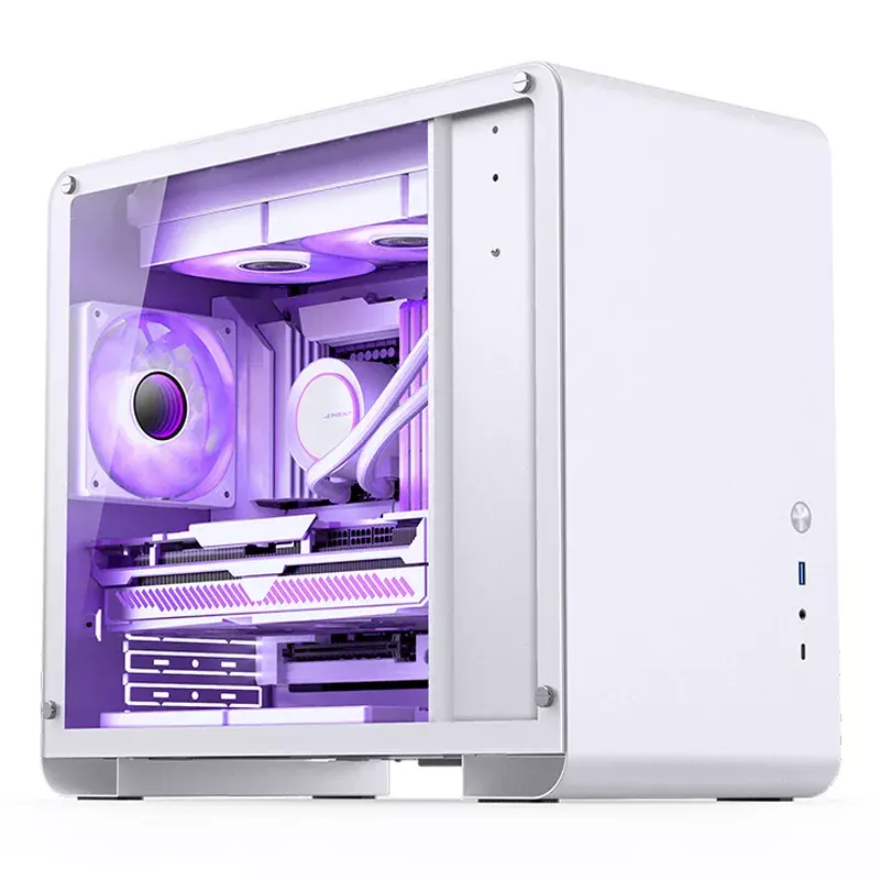 PC-behuizing Jonsbo U4 MINI WHITE Mini Tower wit