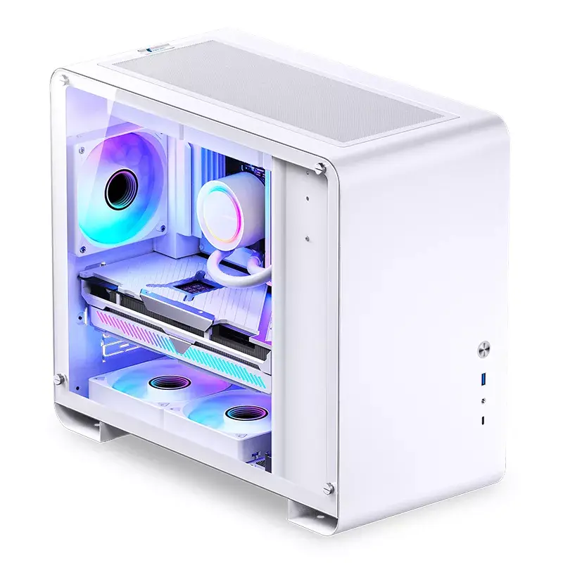 PC-behuizing Jonsbo U4 MINI WHITE Mini Tower wit