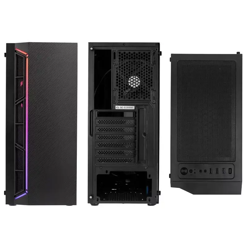 PC-behuizing Kolink Inspire K7 ARGB Midi Tower zwart