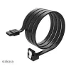 Interne SATA-datakabel Akasa Proslim 90°-stekker, 100 cm
