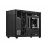 PC-behuizing ASUS Prime AP201 MicroATX Mini Tower zwart — ondersteunt microATX, max. GPU 338 mm, CPU-koelerhoogte 170 mm, 3x 3,5-inch bays, USB-A 2x, USB-C 1x