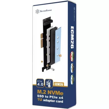 Interface-uitbreiding SILVERSTONE SST-ECM26-V2 — 2× USB 3.0 + 1× USB 3.1