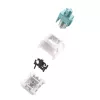 Toetsenbordschakelaars GLORIOUS Lynx Linear Mechanical Switches — 36 stuks, polycarbonaat, cyaan-translucent
