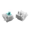 Toetsenbordschakelaars GLORIOUS Lynx Linear Mechanical Switches — 36 stuks, polycarbonaat, cyaan-translucent