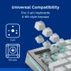 Toetsenbordschakelaars GLORIOUS Lynx Linear Mechanical Switches — 36 stuks, polycarbonaat, cyaan-translucent