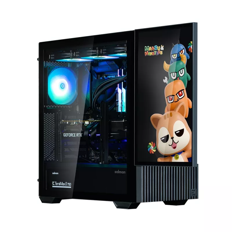 PC-behuizing Zalman Z10 DS Midi Tower zwart