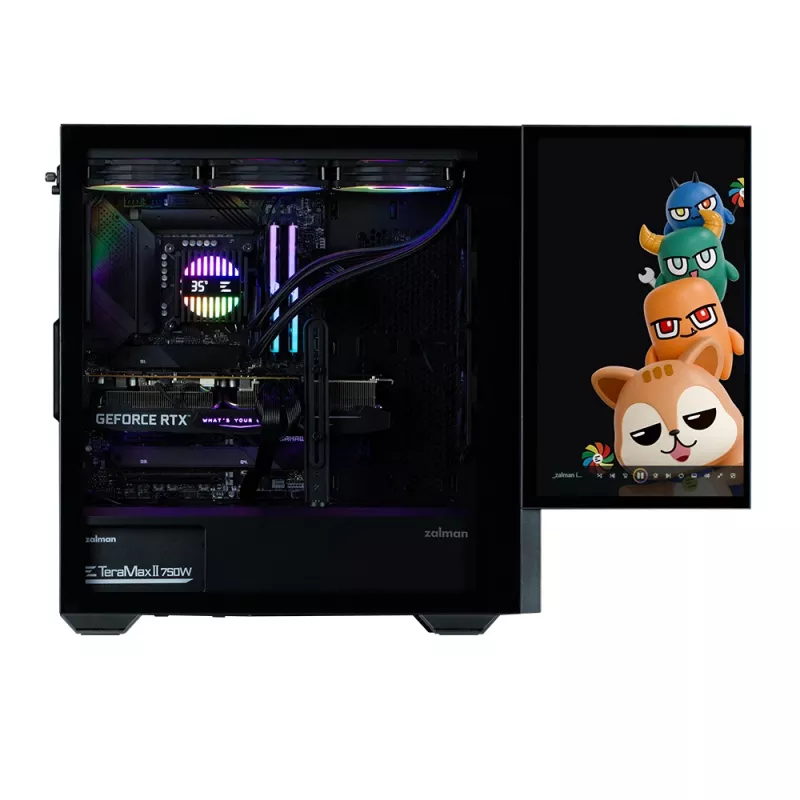 PC-behuizing Zalman Z10 DS Midi Tower zwart