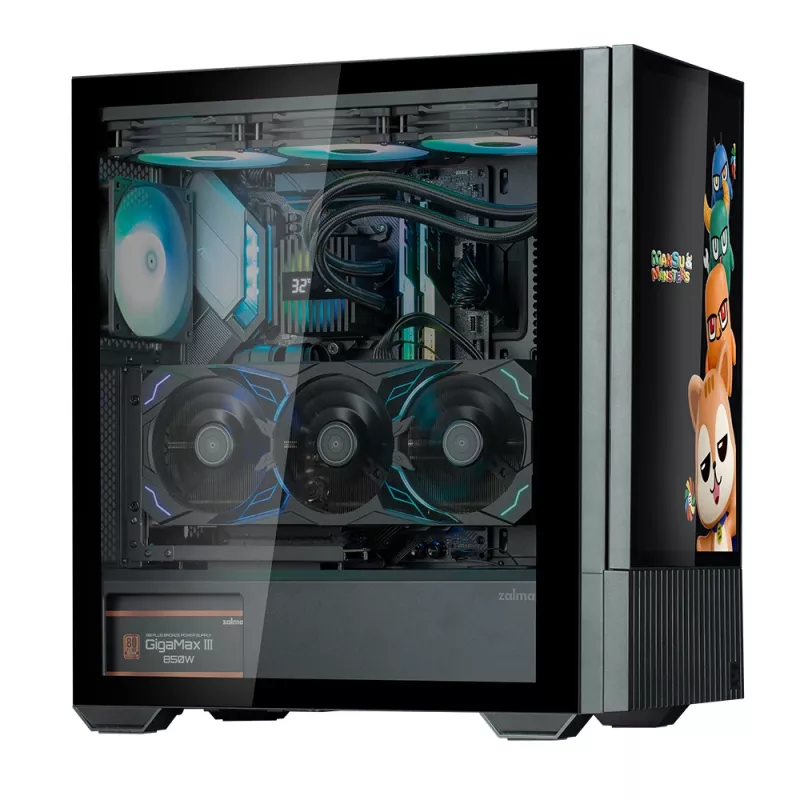 PC-behuizing Zalman Z10 DS Midi Tower zwart