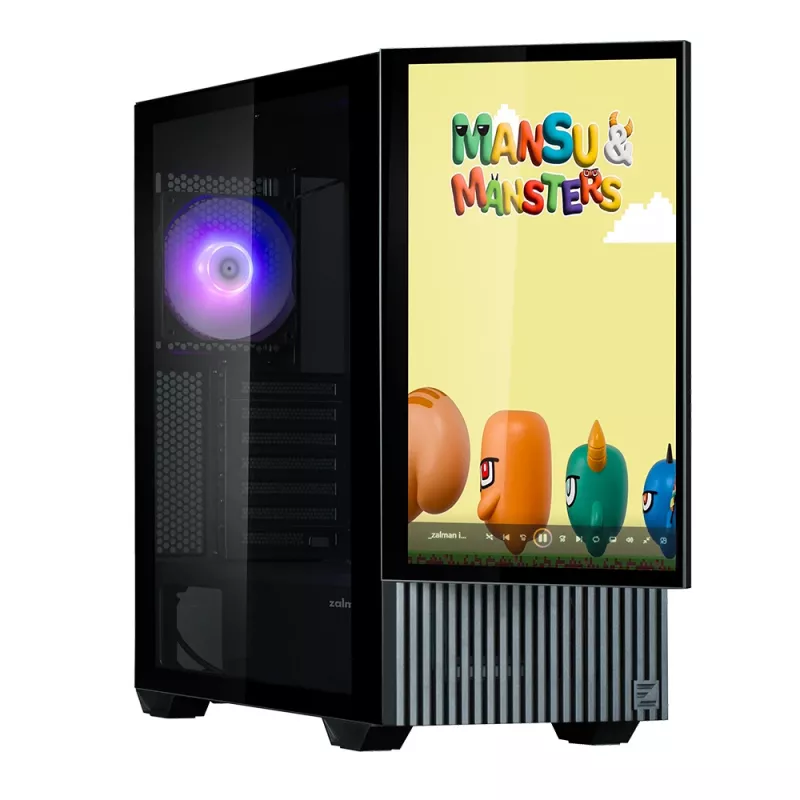PC-behuizing Zalman Z10 DS Midi Tower zwart