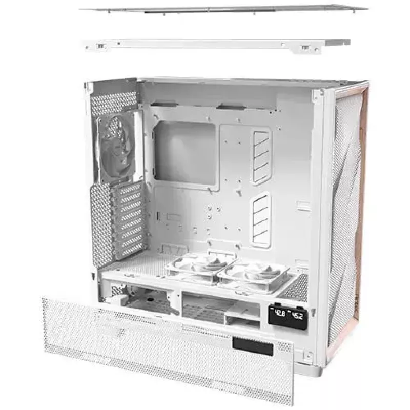 PC-behuizing Antec FLUX PRO White EUV Full Tower wit