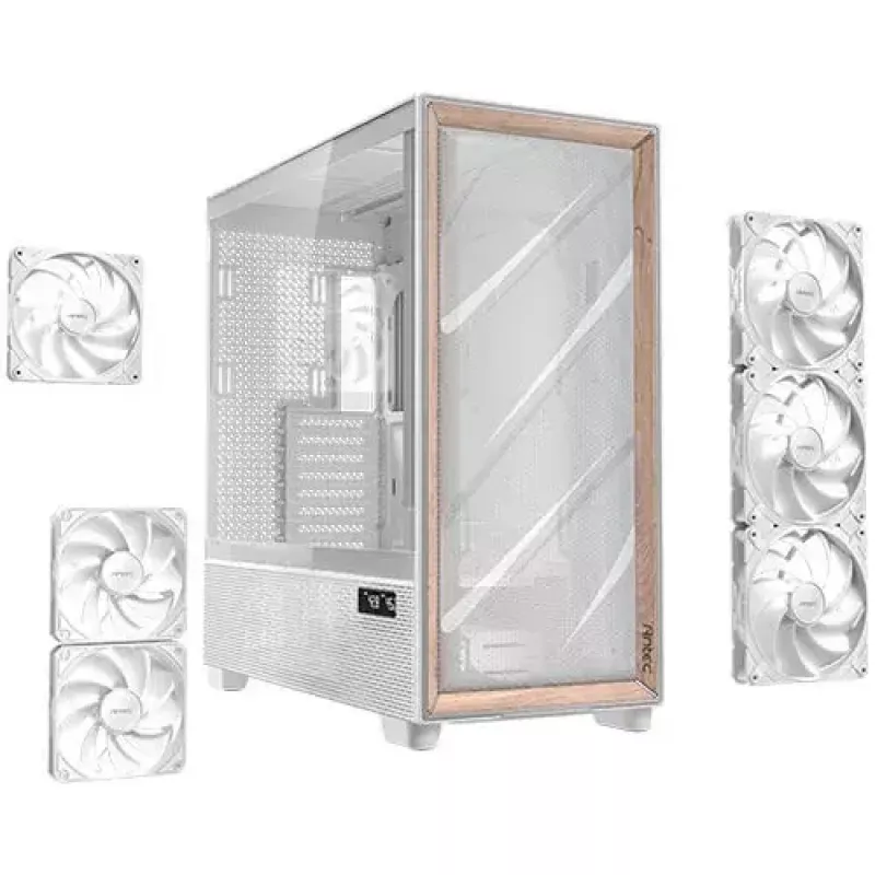 PC-behuizing Antec FLUX PRO White EUV Full Tower wit