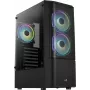 PC-behuizing Aerocool Quantum Mesh Midi Tower zwart