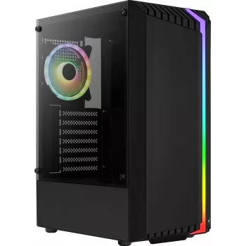 PC-behuizing AEROCOOL Bionic Midi Tower — ATX, gehard glas, 3,5
