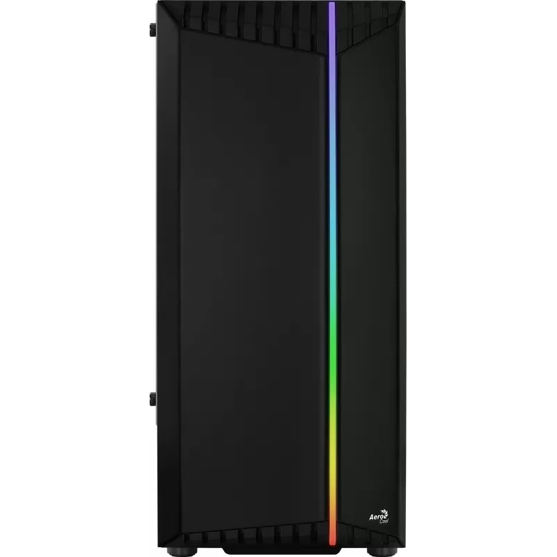 Aerocool Bionic V2 (PGS Bionic-G-BK-v2) Midi Tower pc-behuizing, ATX, RGB, gehard glas, zwart