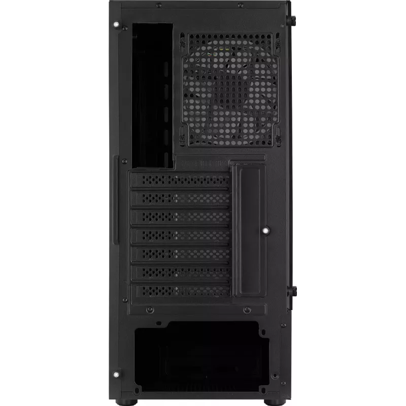 Aerocool Bionic V2 (PGS Bionic-G-BK-v2) Midi Tower pc-behuizing, ATX, RGB, gehard glas, zwart