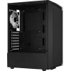 Aerocool Bionic V2 (PGS Bionic-G-BK-v2) Midi Tower pc-behuizing, ATX, RGB, gehard glas, zwart