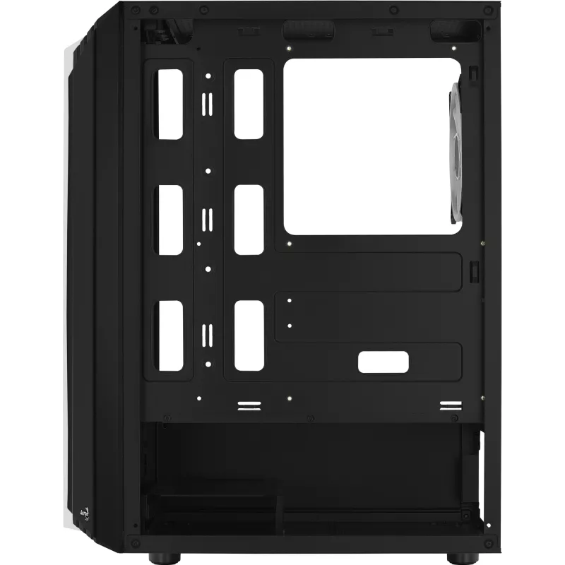 Aerocool Bionic V2 (PGS Bionic-G-BK-v2) Midi Tower pc-behuizing, ATX, RGB, gehard glas, zwart