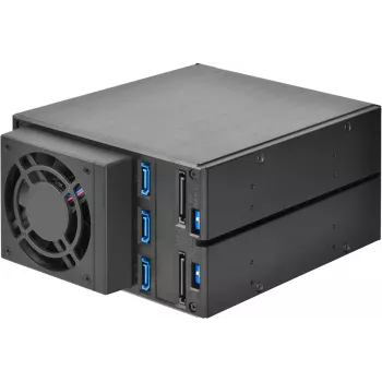 SILVERSTONE wisselraam SST-FS303-12G zwart — wisselraam voor 3,5-inch of 2,5-inch drives