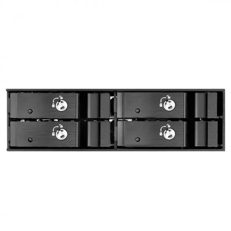 Disk array Silverstone FS204 zwart