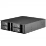 Disk array Silverstone FS204 zwart