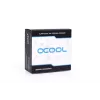 Alphacool Eiszapfen 17602 G1/4 offset-verlengfitting, 16 mm, draaibaar, buitendraad naar binnendraad, chroom