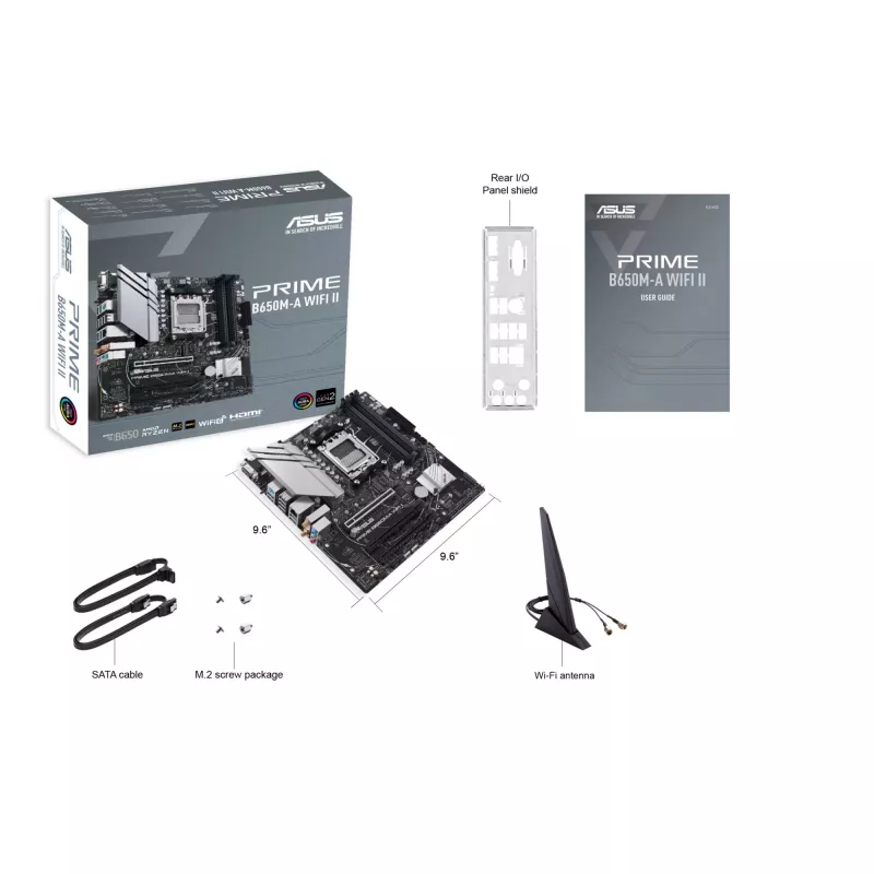 ASUS PRIME B650M-A WIFI II AMD B650 socket AM5 micro ATX