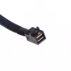 SilverStone SST-CPS05 kabel van Mini-SAS HD (SFF-8643) naar SATA 7-pins met sideband, 4-lane, SAS 12 Gbit/s, 0,5 m, zwart